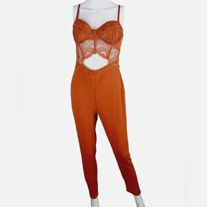 Women’s Blashe Los Angeles BLACK Lace Cutout Jumpsuit